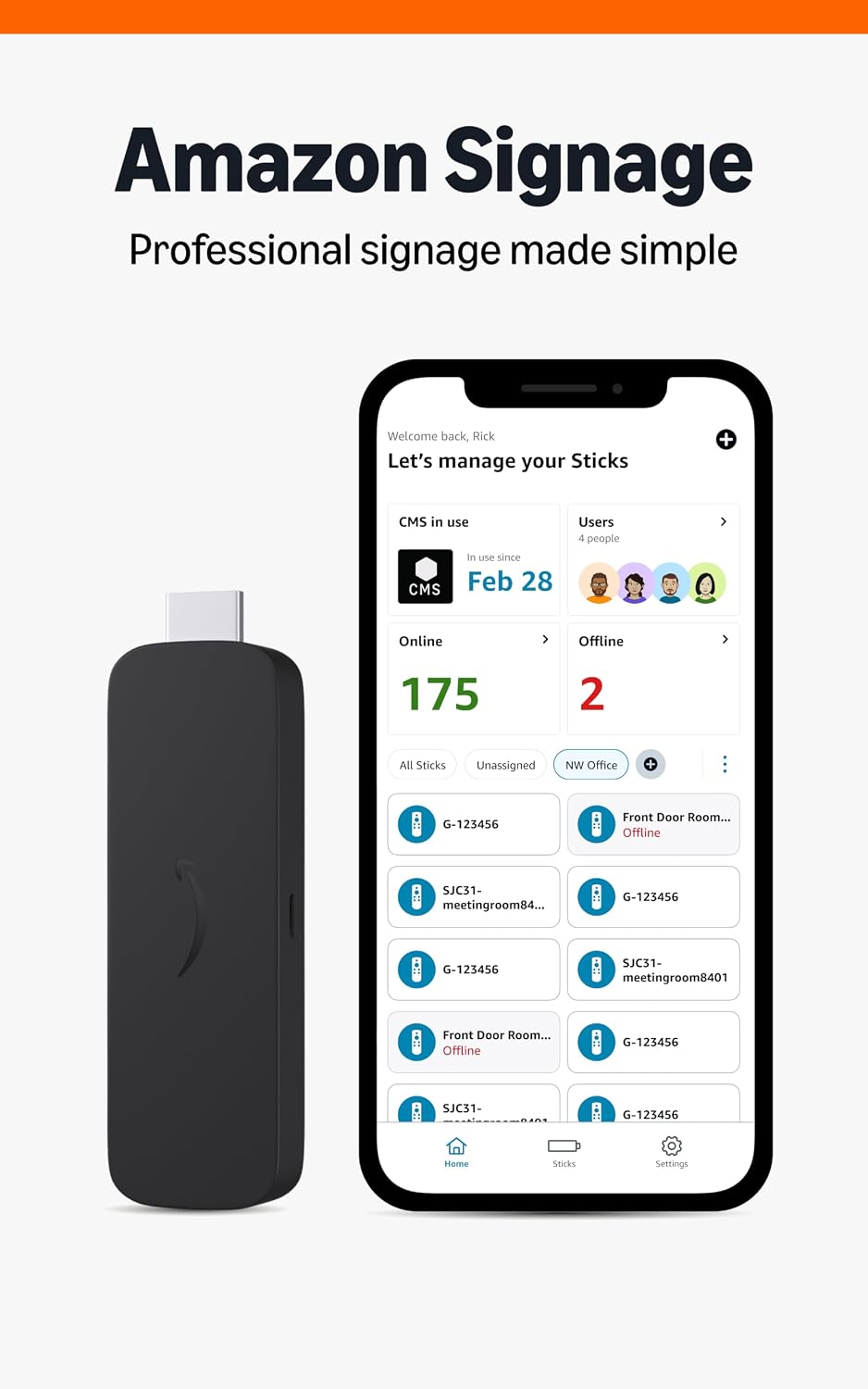 Amazon Signage Stick thumbnail 4