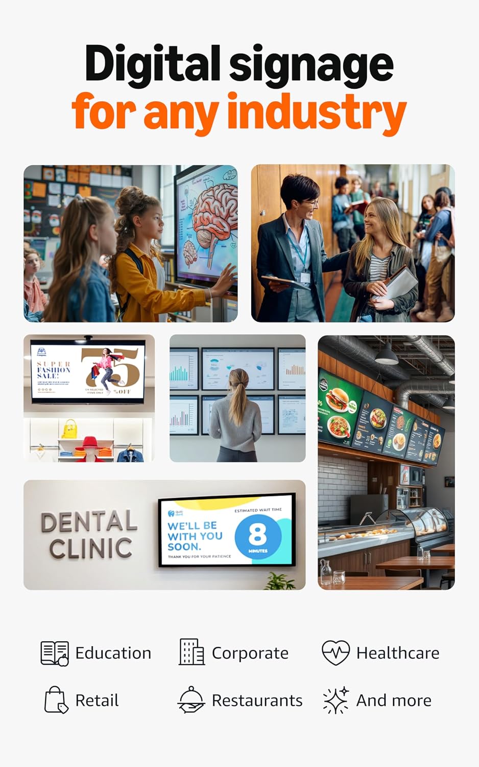 Amazon Signage Stick thumbnail 2